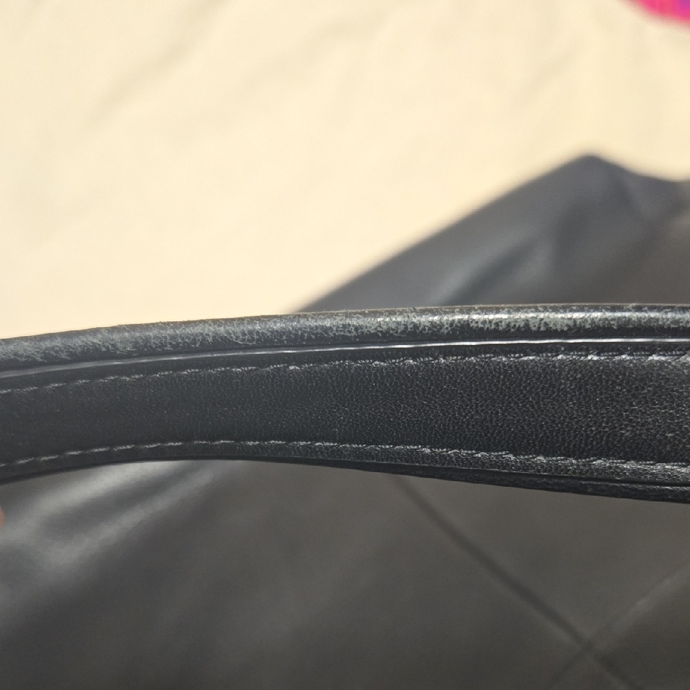 Black Leather Tote Bag - Picture 4 of 6